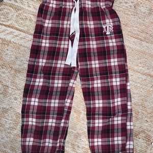 Wide leg Texas A&M pajama pants!